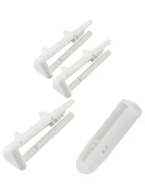 Dishwasher Rear Basket Rail Cap Runner for DWLT48 DWLT65 2 Pack