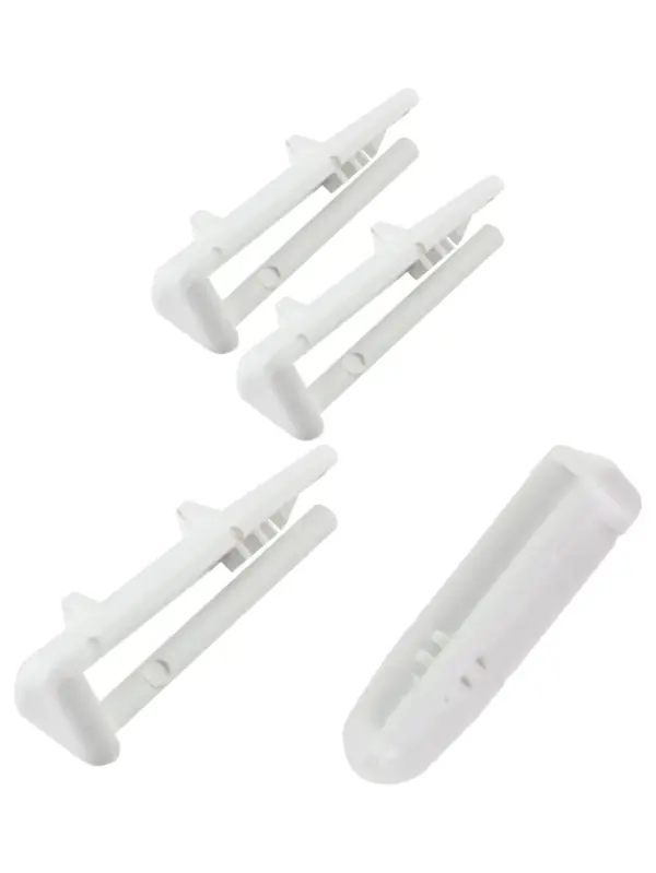 Dishwasher Rear Basket Rail Cap Runner for DWLT48 DWLT65 2 Pack