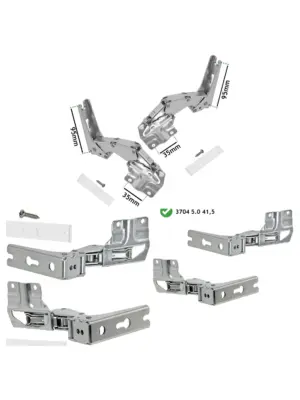 Door Hinge Pair for Bosch, Neff & Siemens Fridge