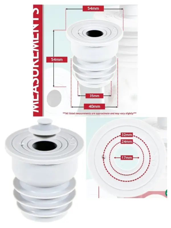 Drain Hose Seal Plug for Washing Machine, Dishwasher & Sink