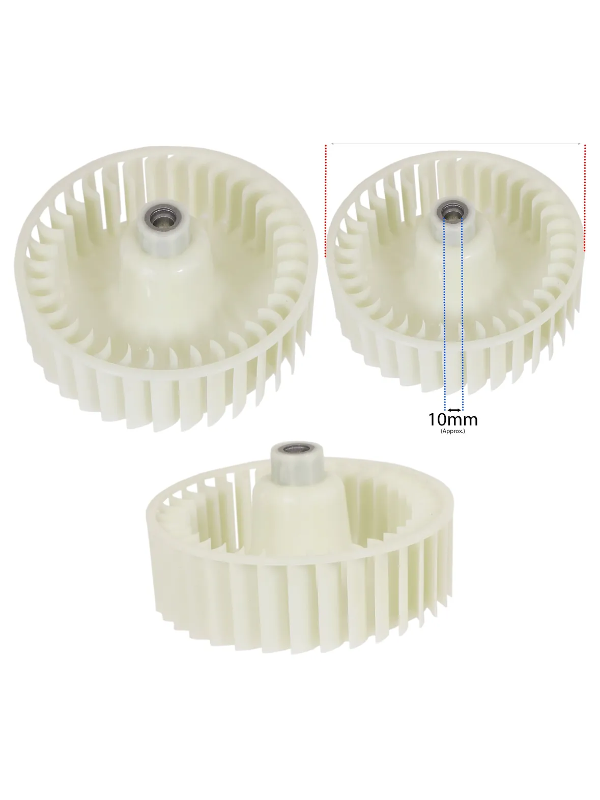 Dryer Fan Impeller Blade for DV70/80/90 – DC9300387A Replacement