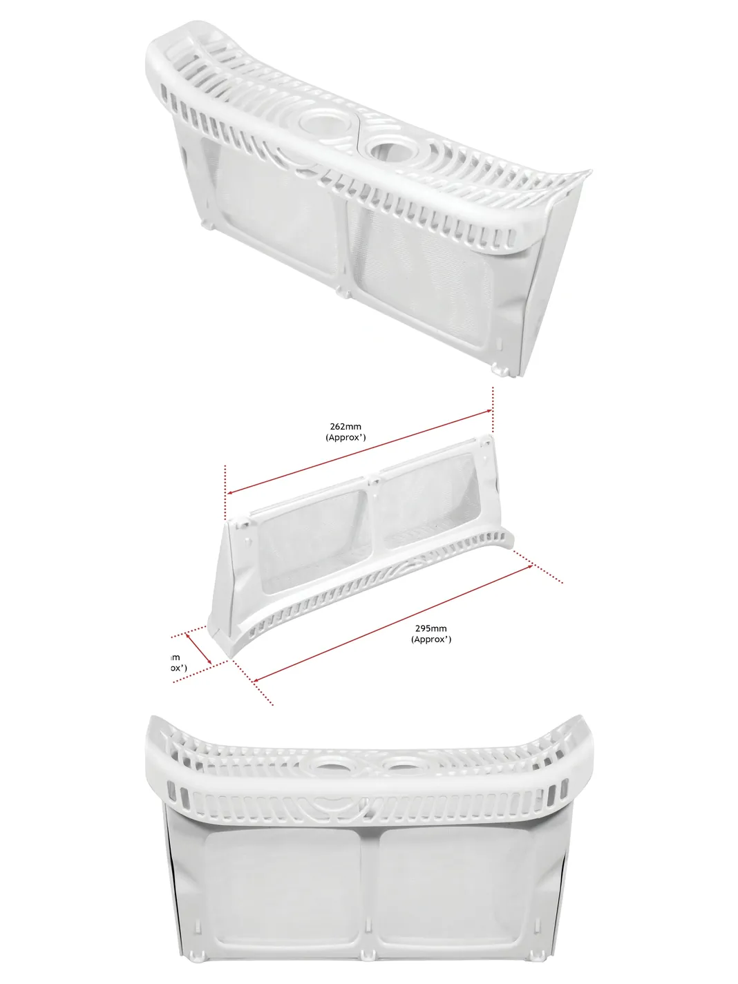 Dryer Lint Filter & Screen for Hotpoint, Ariston, Indesit & Whirlpool M2