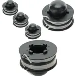 Dual-Feed Line Spool Head for B&Q FPGT250-6 Garden Trimmer – 3 Pack