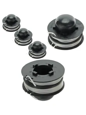 Dual-Feed Line Spool Head for B&Q FPGT250-6 Garden Trimmer – 3 Pack