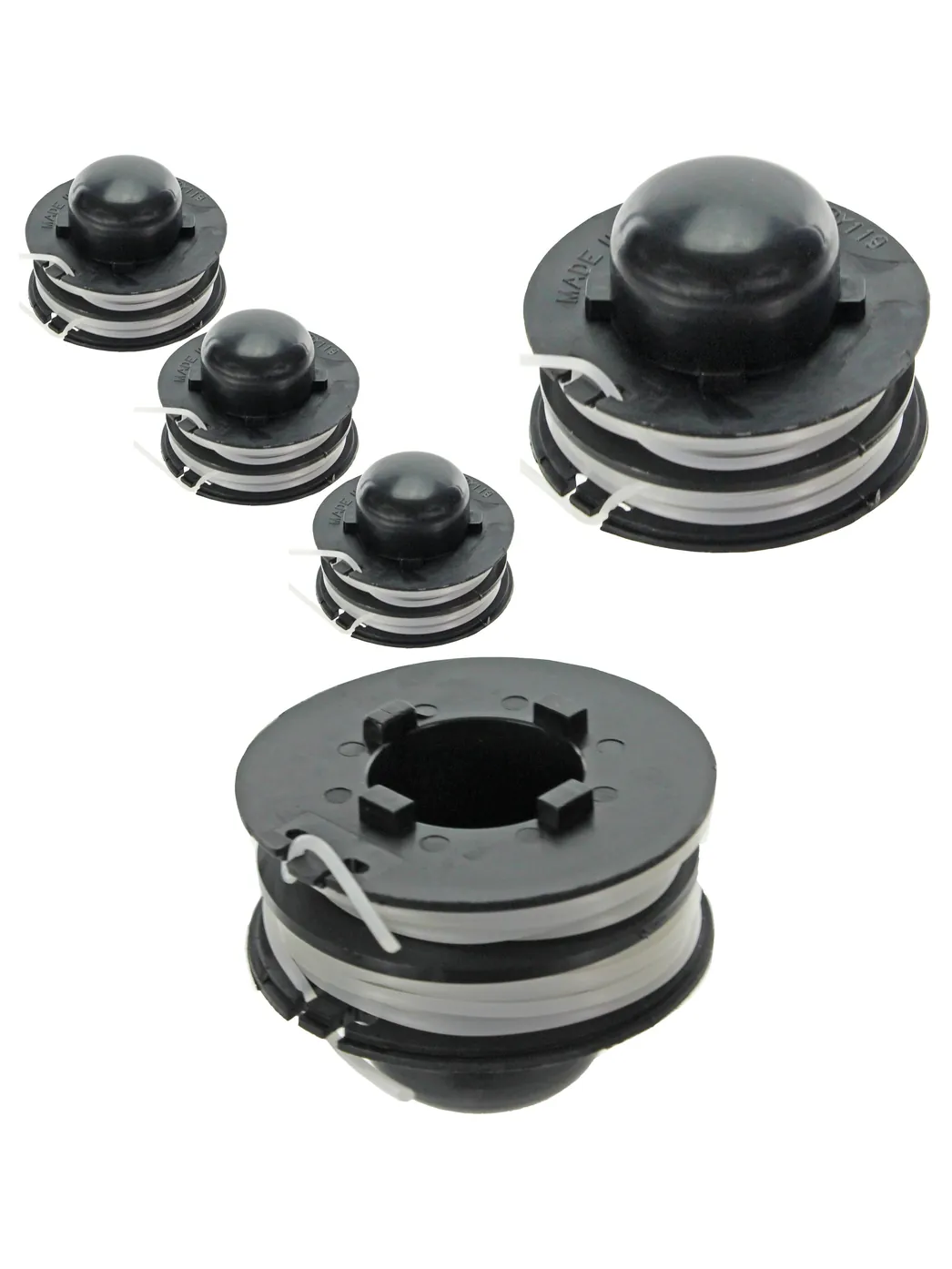 Dual-Feed Line Spool Head for B&Q FPGT250-6 Garden Trimmer – 3 Pack