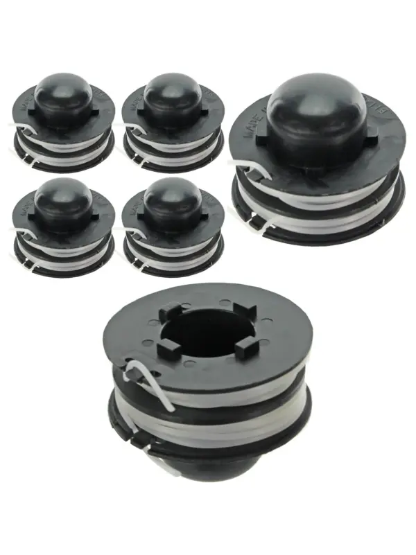 Dual Feed Line Spool Head for B&Q FPGT250-6 Garden Trimmer - Set of 4