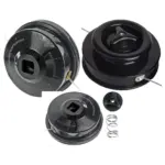 Dual-Line Manual Trimmer/Brushcutter Head with Bolts + 4×90m Refills
