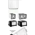Dualit Sandwich Toaster Rack – Lite Domus Architect Cage
