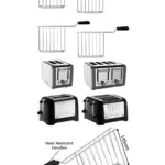 Dualit Toastie & Sandwich Toaster Rack – 4 Pack Domus Architect