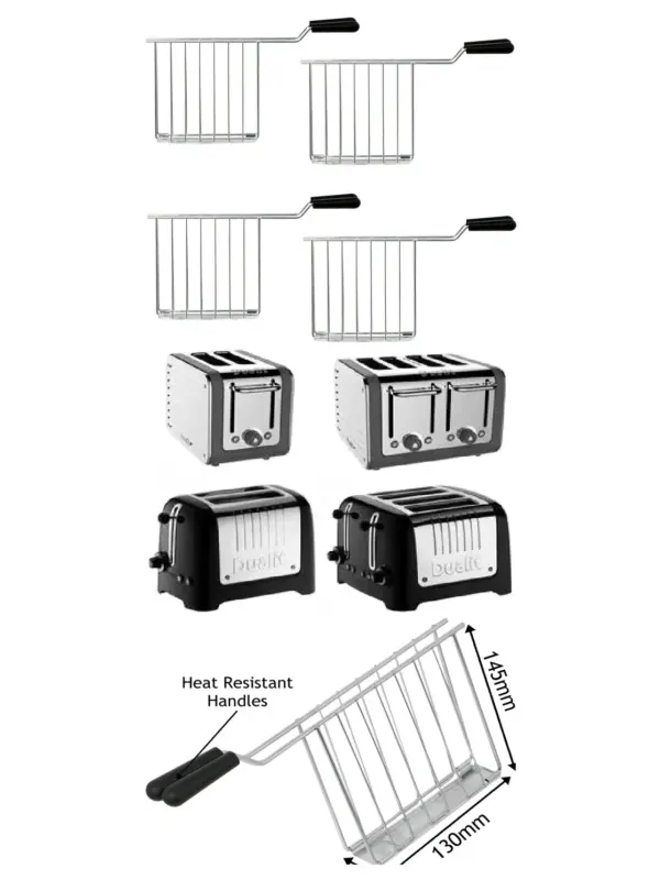 Dualit Toastie & Sandwich Toaster Rack – 4 Pack Domus Architect