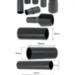 Dust Extraction Adapters for Sander/Planer TITAN Vacuum Fit 26-38mm