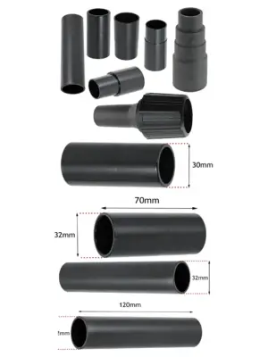 Dust Extraction Adapters for Sander/Planer TITAN Vacuum Fit 26-38mm