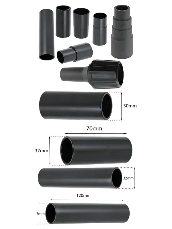 Dust Extraction Adapters for Sander/Planer TITAN Vacuum Fit 26-38mm