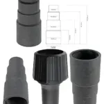 Dust Extractor Adapter Kit – Multi Size Reducer for Hoover Vac