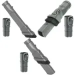 Dyson 2-in-1 Slim Crevice & Brush Tool – Compact Vacuum Accessory