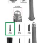 Dyson Airwrap 20mm Long Slim Nickel Barrel Hair Styler