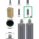 Dyson Airwrap 40mm Nickel/Iron Barrel Attachment - Model 971889-04