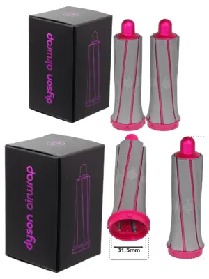 Dyson Airwrap HS01 Hair Styler with 30mm Nickel‑Fuchsia Short Barrels