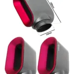 Dyson Airwrap Pre‑Styling Dryer Attachment – Nickel & Fuchsia