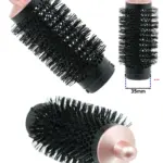 Dyson Airwrap Round Volumizing Brush Matte Black & Pink