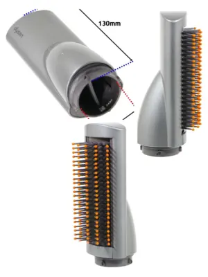 Dyson Airwrap Small Smoothing Brush - Soft Nickel/Copper Hair Styler