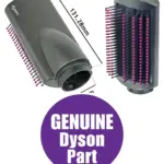 Dyson Airwrap Soft Smoothing Brush Nickel/Fuchsia Pink Hair Styler