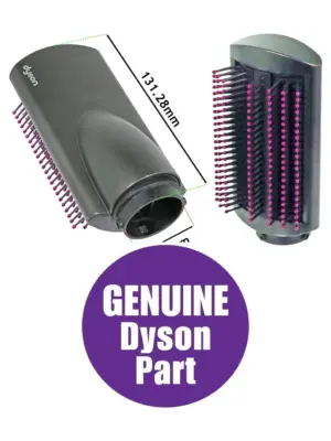 Dyson Airwrap Soft Smoothing Brush Nickel/Fuchsia Pink Hair Styler