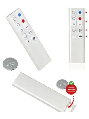 Dyson AM09 Remote Control with Battery – Pure Hot + Cool Fan Heater