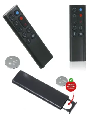Dyson AM09 Remote with Battery – Replacement for Pure Hot+Cool Fan