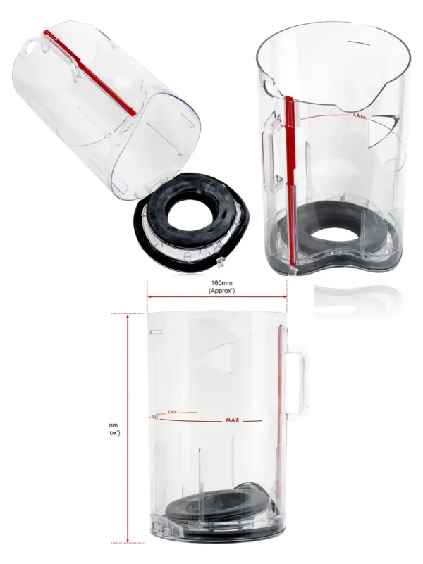 Dyson Big Ball DC75/DC77 Vacuum with Large Dirt Bin & Animal Tool Set