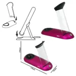 Dyson Corrale HS03 Straightener with Fuchsia Charging Dock Stand