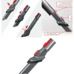 Dyson Crevice Brush Short – Replacement for V7 V8 V10 SV10 SV11 SV12