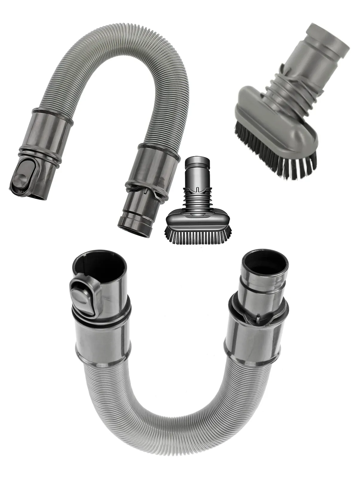 Dyson DC Series Compact Hose Extension with Stubborn Dirt Brush