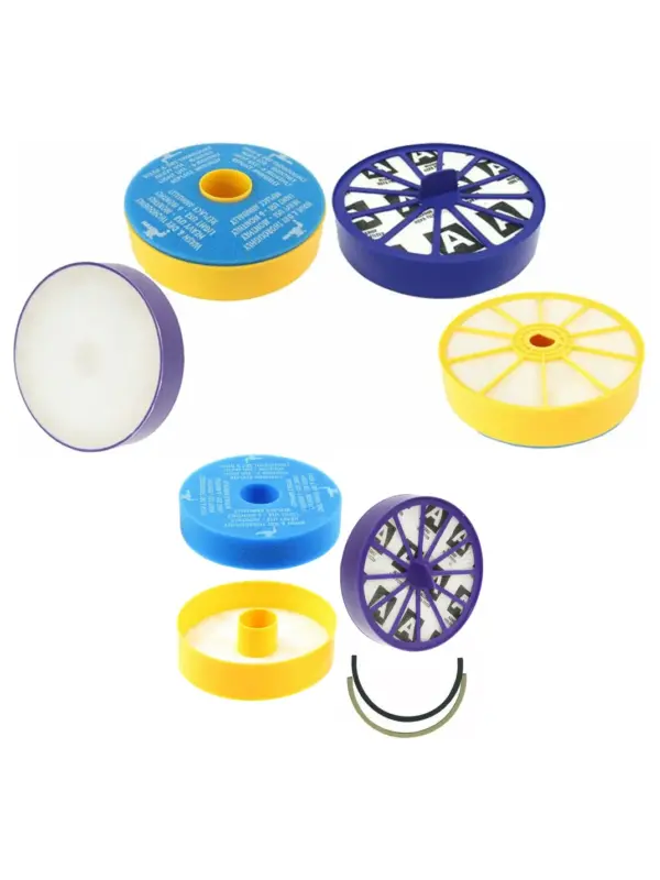 Dyson DC07 Filter Set + Seal Kit – Washable HEPA Pre/Post Motor Filter