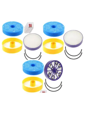 Dyson DC07 HEPA Filter & Seal Kit – Washable Filters + 5 Fresheners