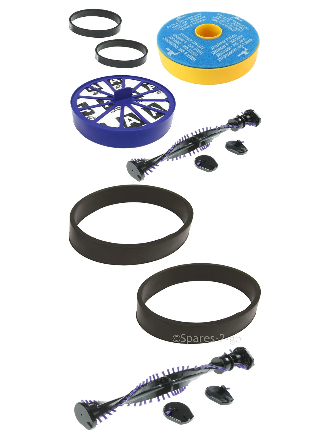 Dyson DC07 Vacuum Filter Set with Washable HEPA, Brush Bar & Belts
