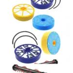 Dyson DC14 Washable HEPA Filter Set – Pre/Post Motor, Brush Bar & Seals