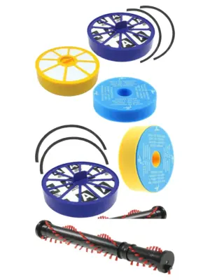 Dyson DC14 Washable HEPA Filter Set – Pre/Post Motor, Brush Bar & Seals