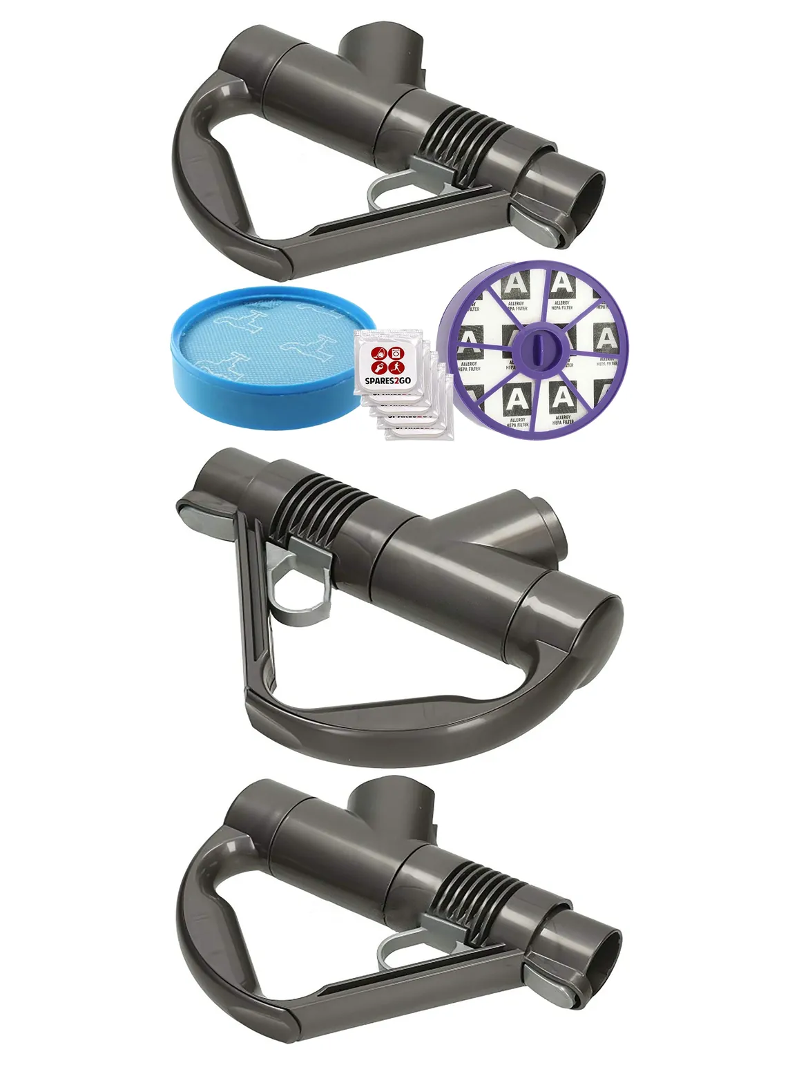 Dyson DC19/DC19T2 Vacuum Wand Handle with Pre-Post Motor Filter