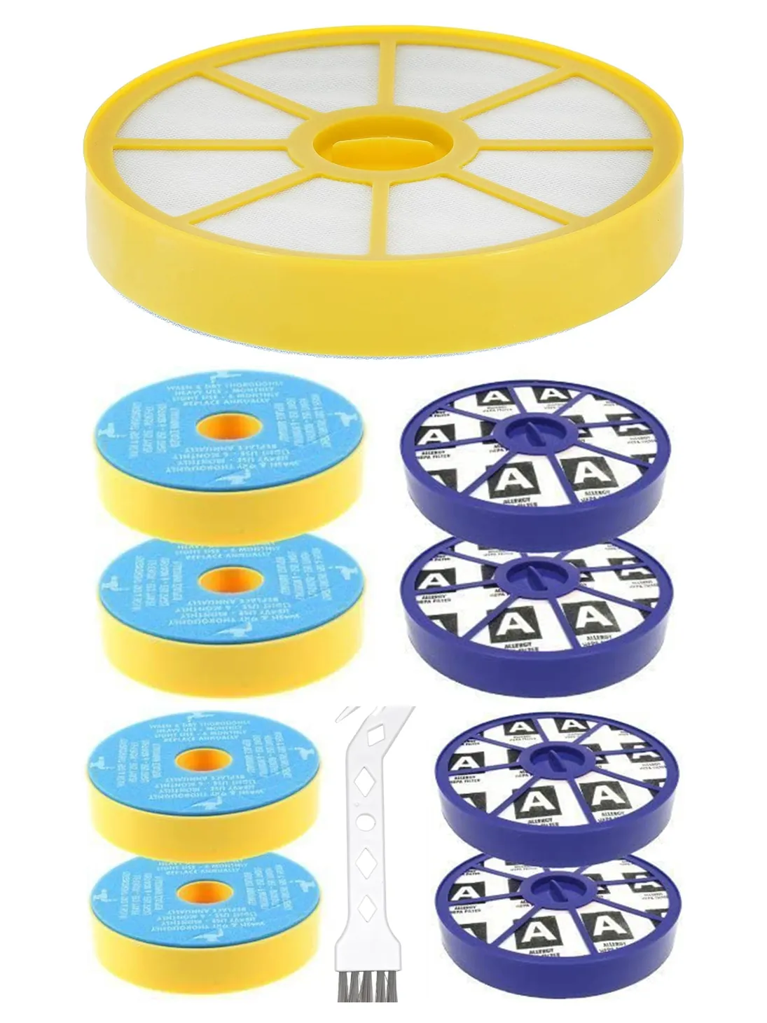 Dyson DC19/DC29 Washable HEPA Filter Kit – 4 Pre & Post Motor Filters
