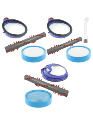 Dyson DC25/DC25i Brush Roll & HEPA Filters – Pre & Post Motor Set