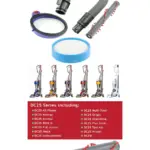 Dyson DC25/DC25i Brush Roll, Hose & Filter Kit – Pre & Post Filters