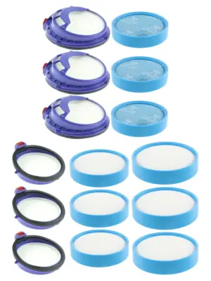 Dyson DC25/DC25i Vacuum Filter Kit – 3 Pack Pre‑Motor & HEPA Post‑Motor