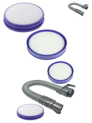 Dyson DC28 Animal Filter Kit & Hose – Grey/Steel, Pre/Post Motor