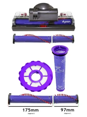 Dyson DC40 Brush Roll and HEPA Pre/Post Filters Vacuum Cleaner Kit
