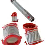Dyson DC50 Replacement Main & Short Internal Hose - Silver/Red