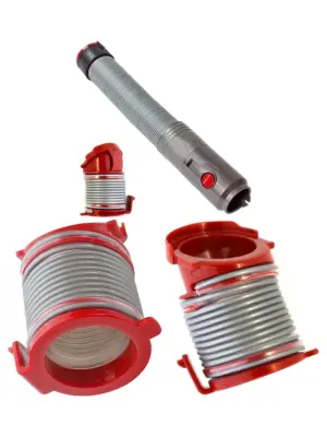 Dyson DC50 Replacement Main & Short Internal Hose - Silver/Red
