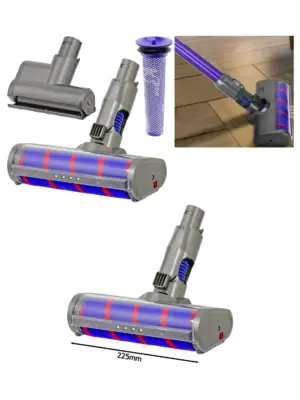 Dyson DC58/DC62 Soft Roller Brush Mini Turbine Kit + Filter