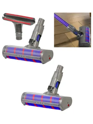 Dyson DC59/V6 Soft Roller Brush + Floor Turbine & Upholstery Nozzle