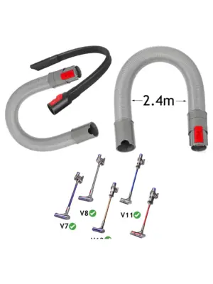 Dyson Flexible Crevice Tool + Extra Long Hose – Fits V7/V8/V10/V11/SV